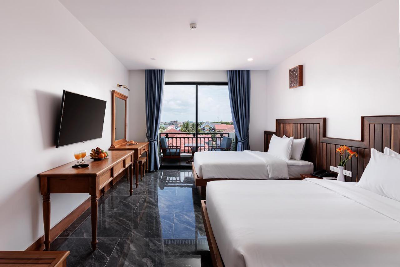 Two Seasons Siem Reap Hotel Exterior foto Deluxe twin room